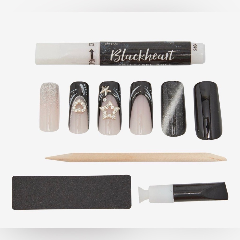 Blackheart Cosmic Press On Nail Art Set- NWT